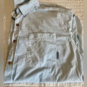 Men's Columbia Light Blue Striped Shirt